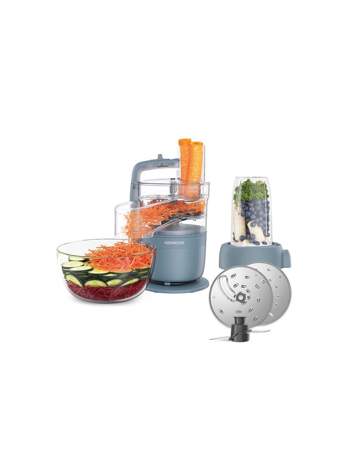 FDP23380GY MultiPro Compact All In 1 Food Processor & Blender Storm Blue
