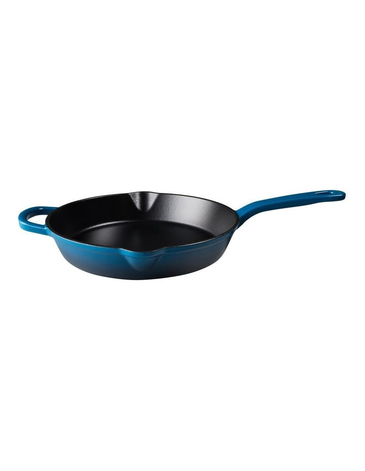 Cast Iron Frypan 26cm in Midnight Blue