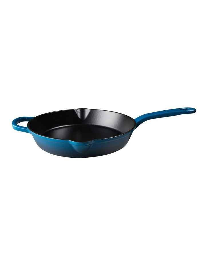 Cast Iron Frypan 26cm in Midnight Blue