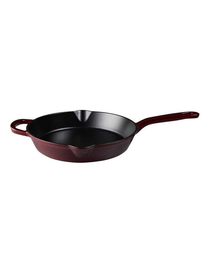 Cast Iron Frypan 26cm in Merlot