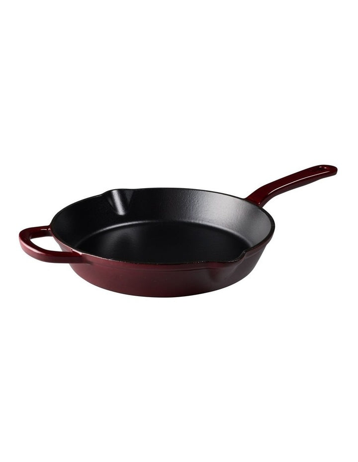Cast Iron Frypan 26cm in Merlot