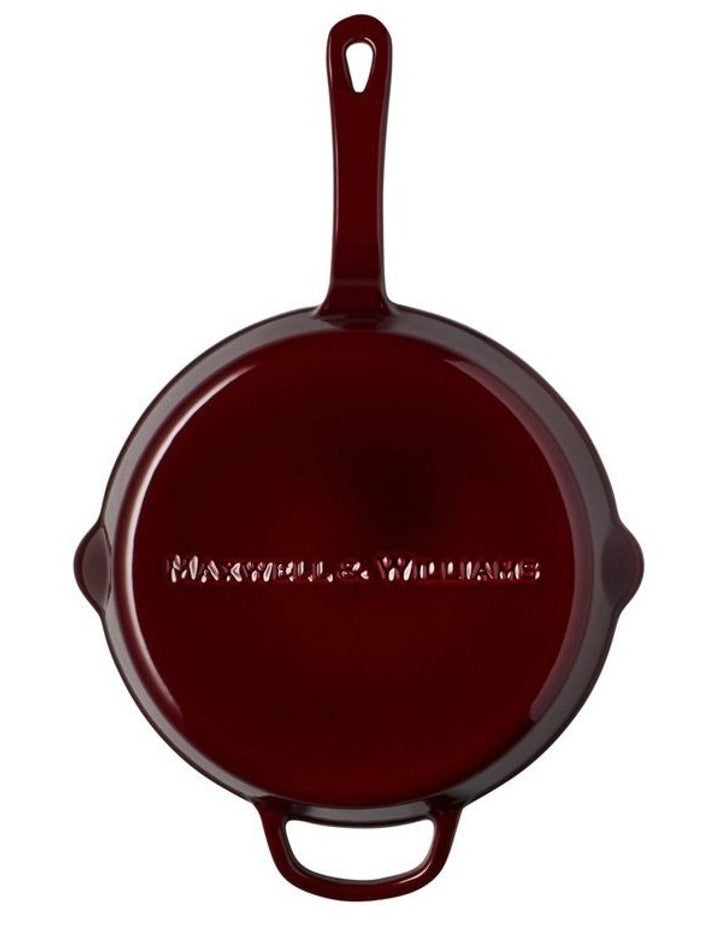 Cast Iron Frypan 26cm in Merlot