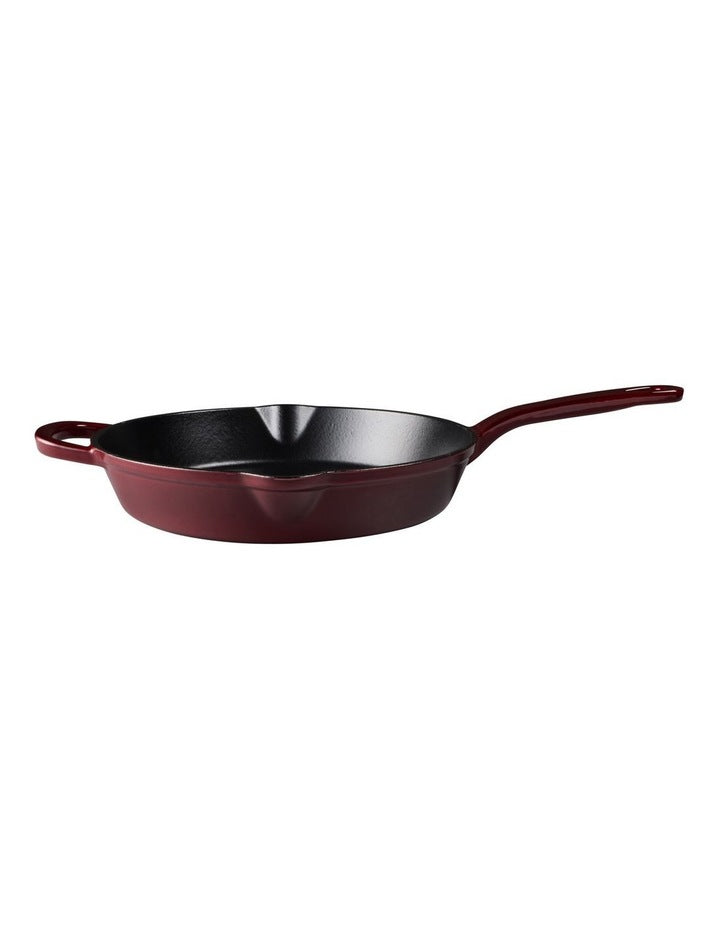 Cast Iron Frypan 26cm in Merlot
