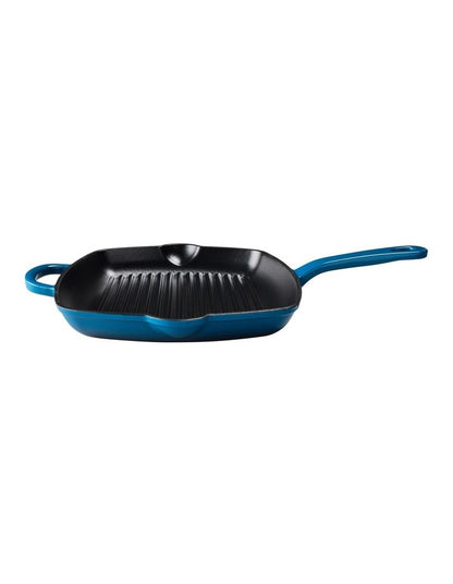 Cast Iron Grill Pan 27.5cm in Midnight Blue