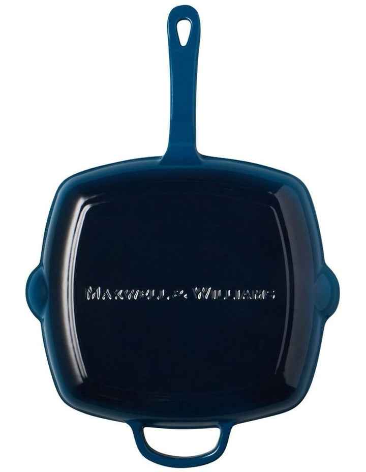 Cast Iron Grill Pan 27.5cm in Midnight Blue