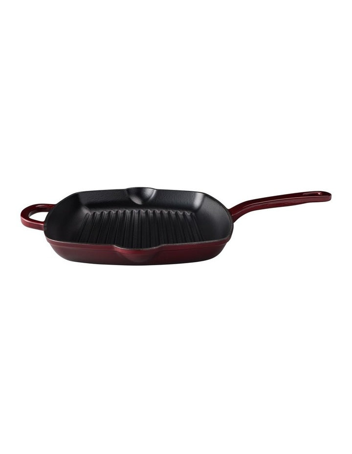 Cast Iron Grill Pan 27.5cm in Merlot