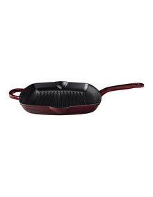 Cast Iron Grill Pan 27.5cm in Merlot