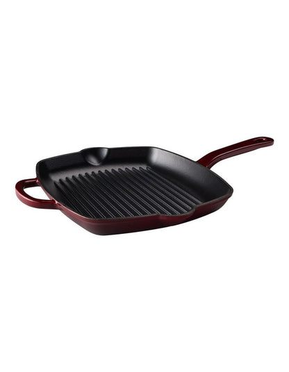 Cast Iron Grill Pan 27.5cm in Merlot