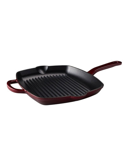 Cast Iron Grill Pan 27.5cm in Merlot