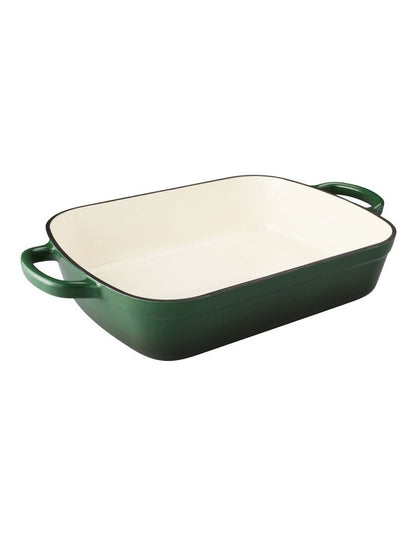 Cast Iron Roaster 34x26cm/5L in English Racing Green