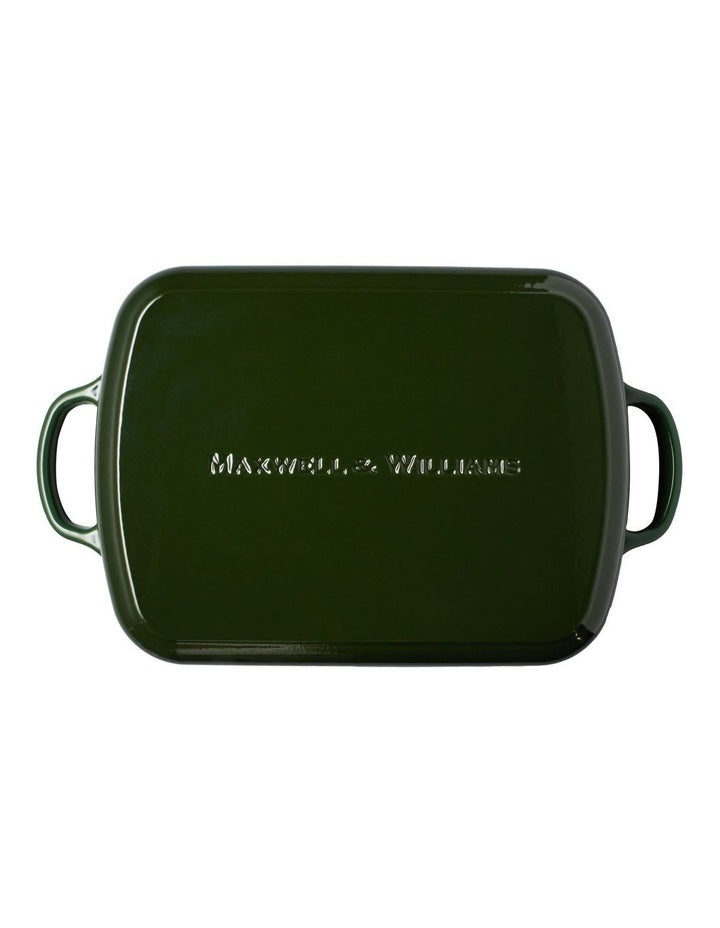 Cast Iron Roaster 34x26cm/5L in English Racing Green