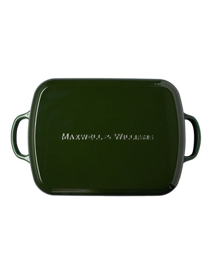 Cast Iron Roaster 34x26cm/5L in English Racing Green