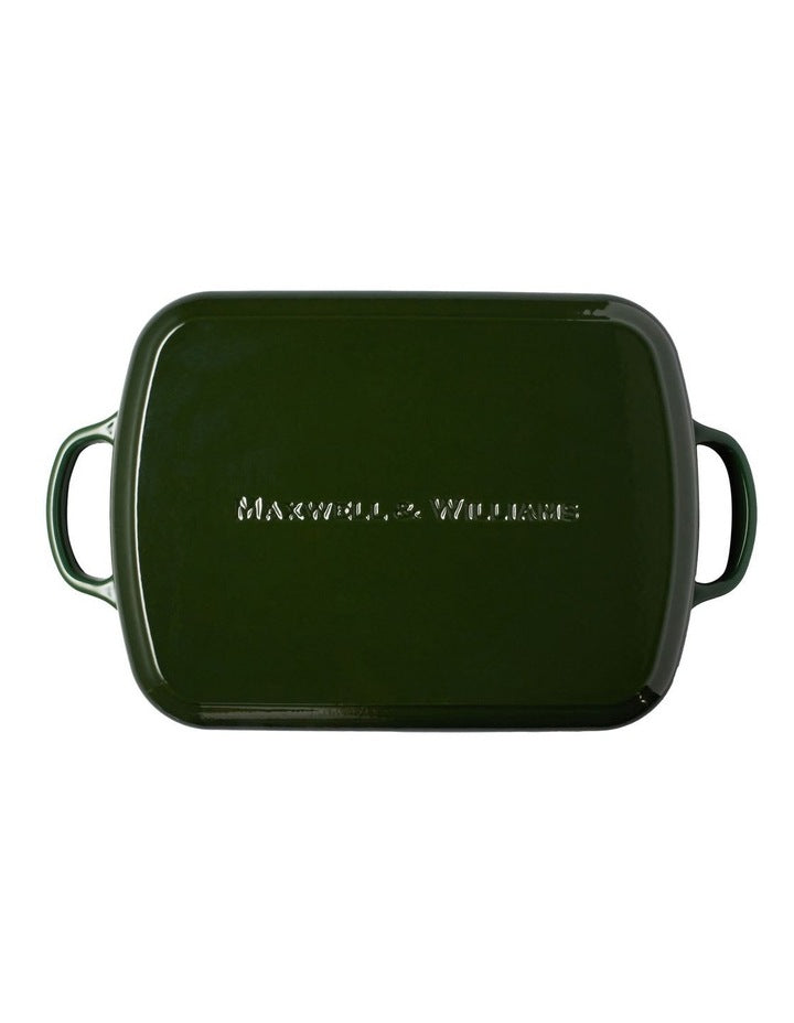 Cast Iron Roaster 34x26cm/5L in English Racing Green