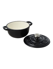 Cast Iron Cocotte 9.5cm/260ml in Black
