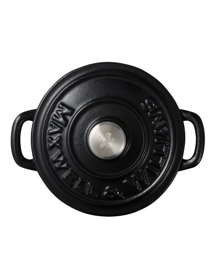 Cast Iron Cocotte 9.5cm/260ml in Black
