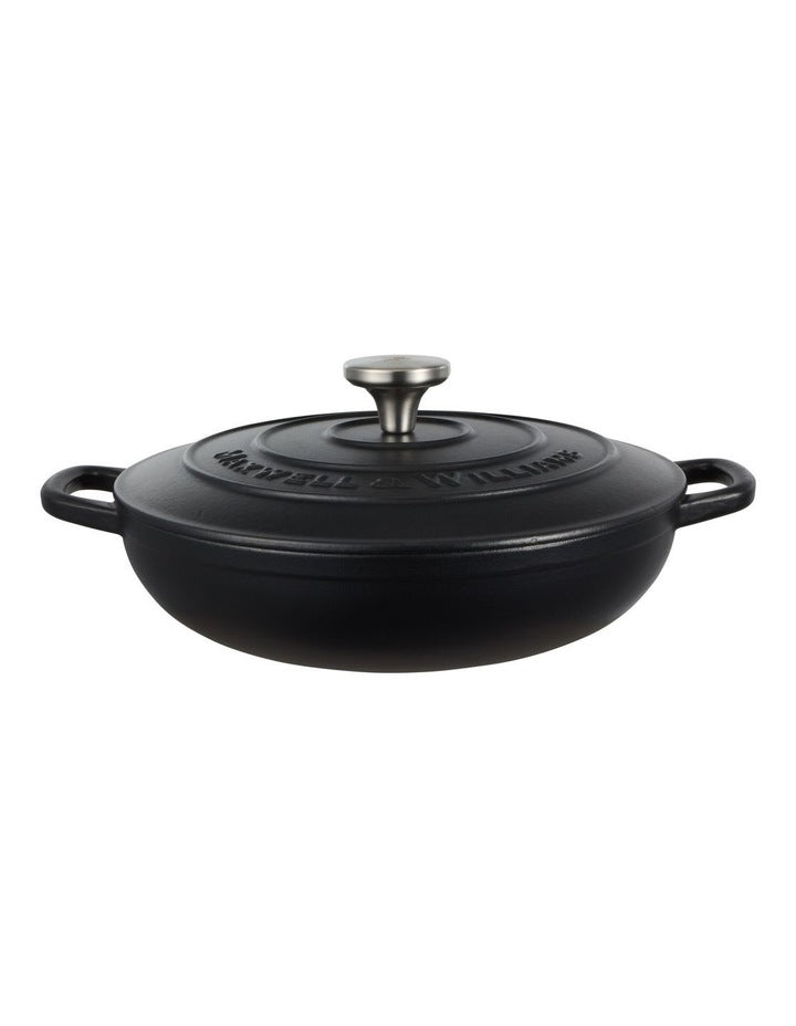 Cast Iron Braiser 27cm/3.3L in Black