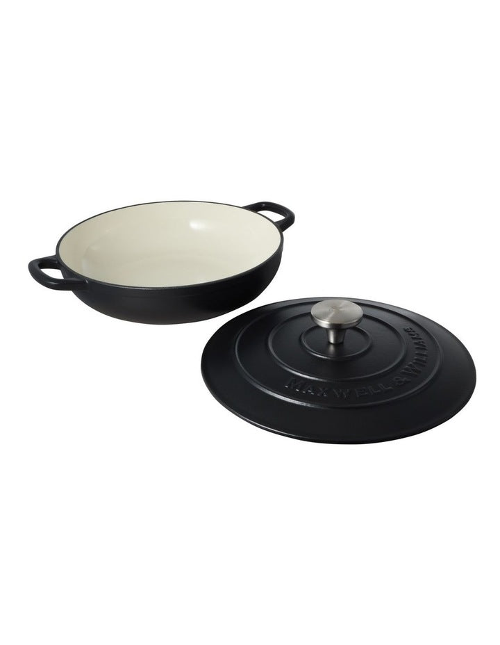 Cast Iron Braiser 27cm/3.3L in Black