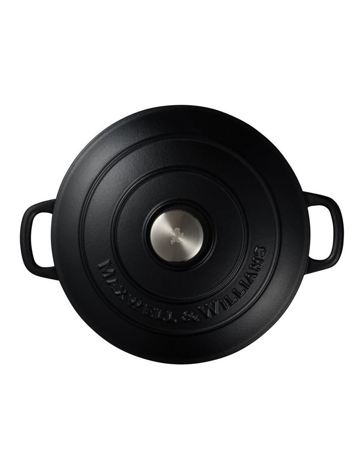 Cast Iron Braiser 27cm/3.3L in Black