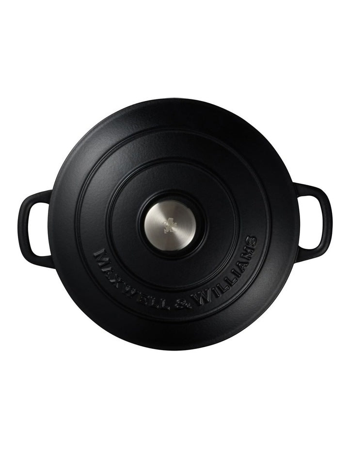 Cast Iron Braiser 27cm/3.3L in Black