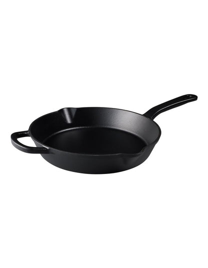 Cast Iron Frypan 26cm in Black