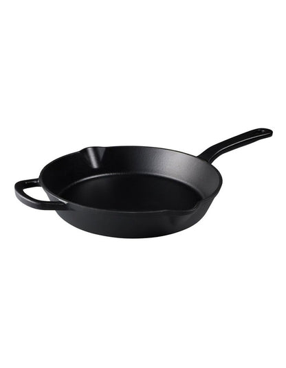 Cast Iron Frypan 26cm in Black