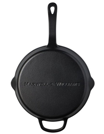 Cast Iron Frypan 26cm in Black