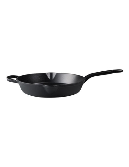 Cast Iron Frypan 26cm in Black