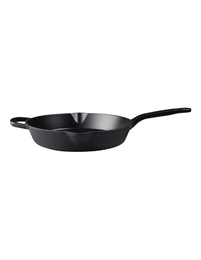Cast Iron Frypan 26cm in Black