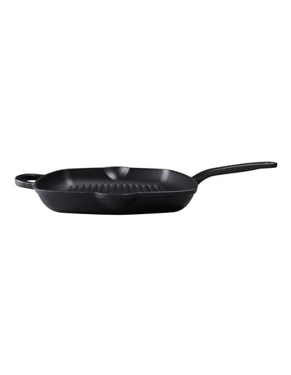 Cast Iron Grill Pan 27.5cm in Black