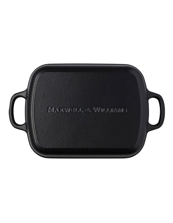 Cast Iron Roaster 3L in Black