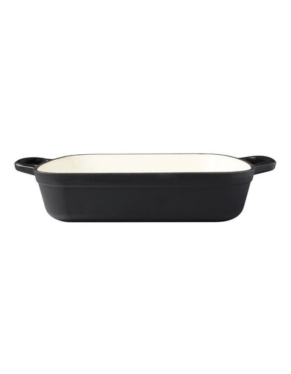 Cast Iron Roaster 3L in Black