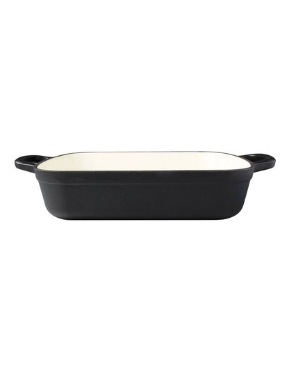 Cast Iron Roaster 3L in Black
