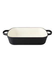 Cast Iron Roaster 5L in Black