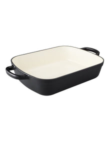 Cast Iron Roaster 5L in Black