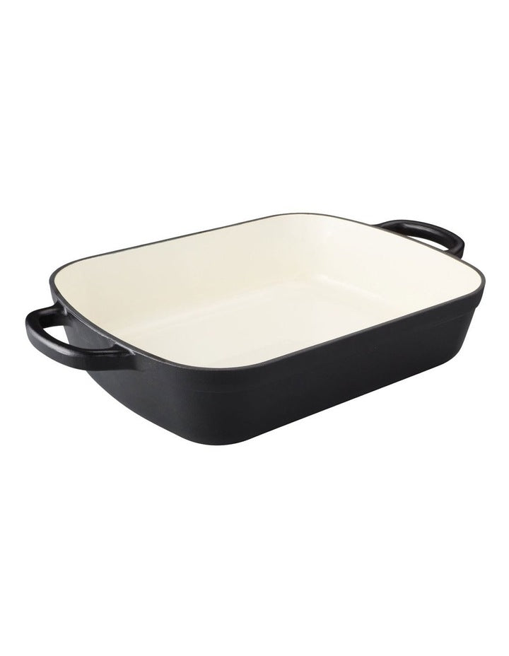 Cast Iron Roaster 5L in Black