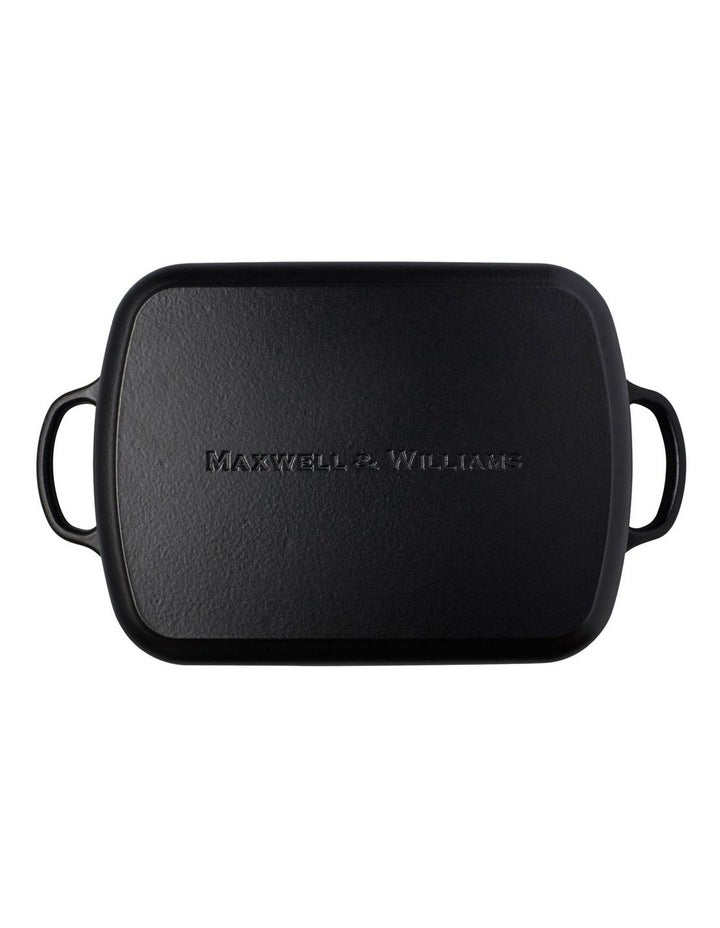 Cast Iron Roaster 5L in Black