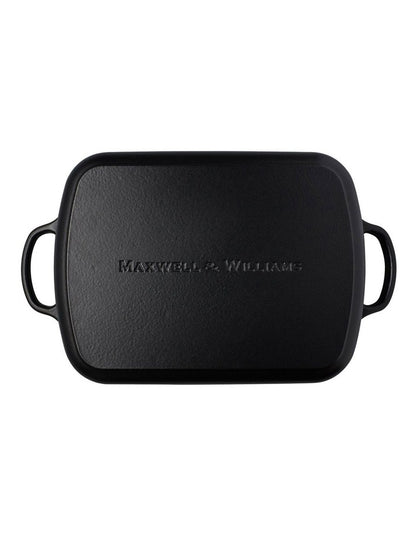 Cast Iron Roaster 5L in Black