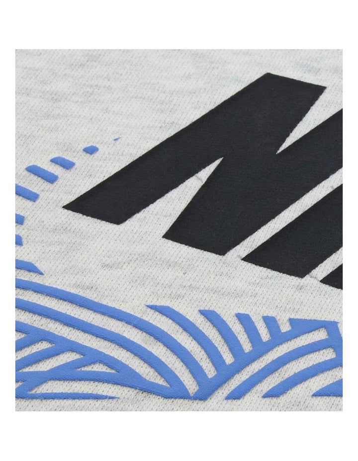 Sportswear Itz French Terry Oversize Crew T-shirt in Grey