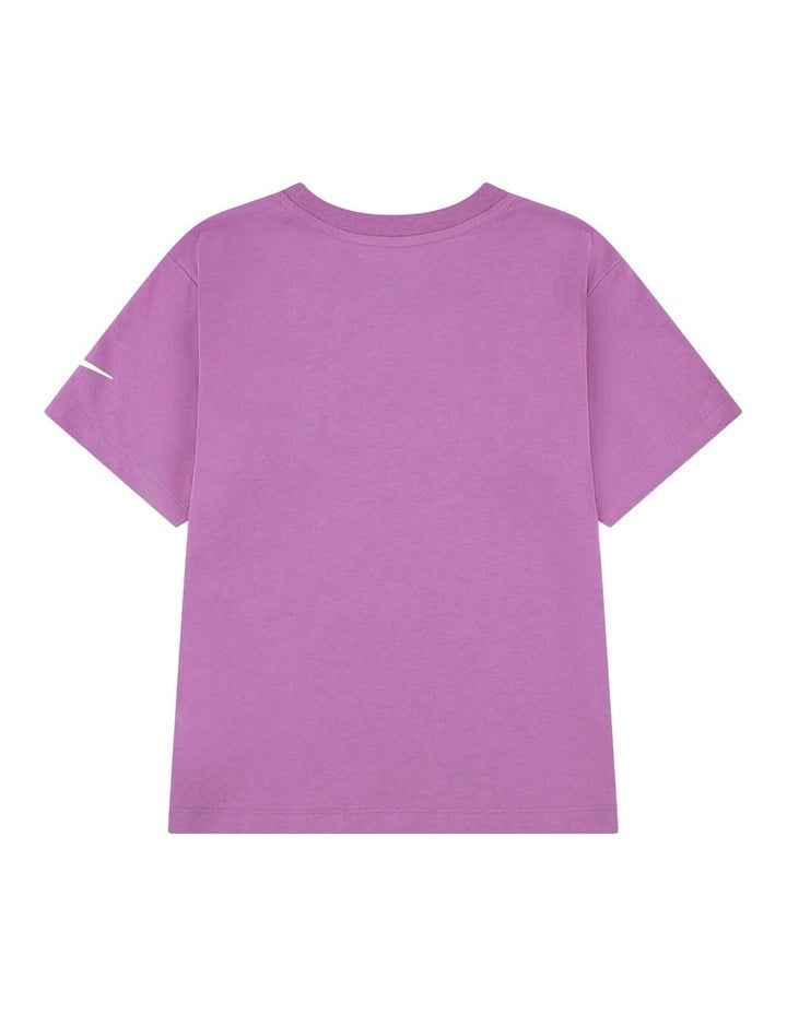 Cherry Boxy Tee in Purple