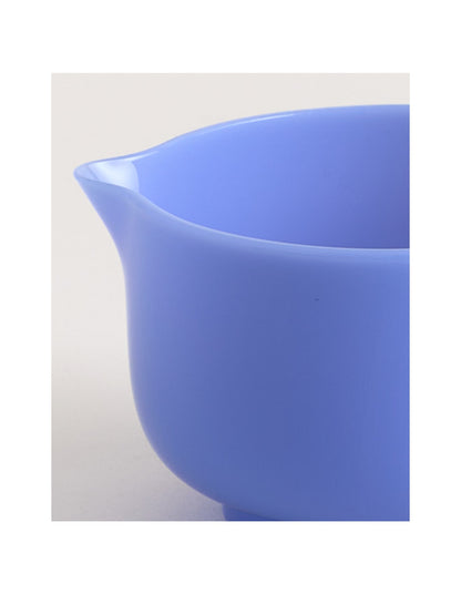 MILK GLASS MATCHA BOWL 600ML SKY