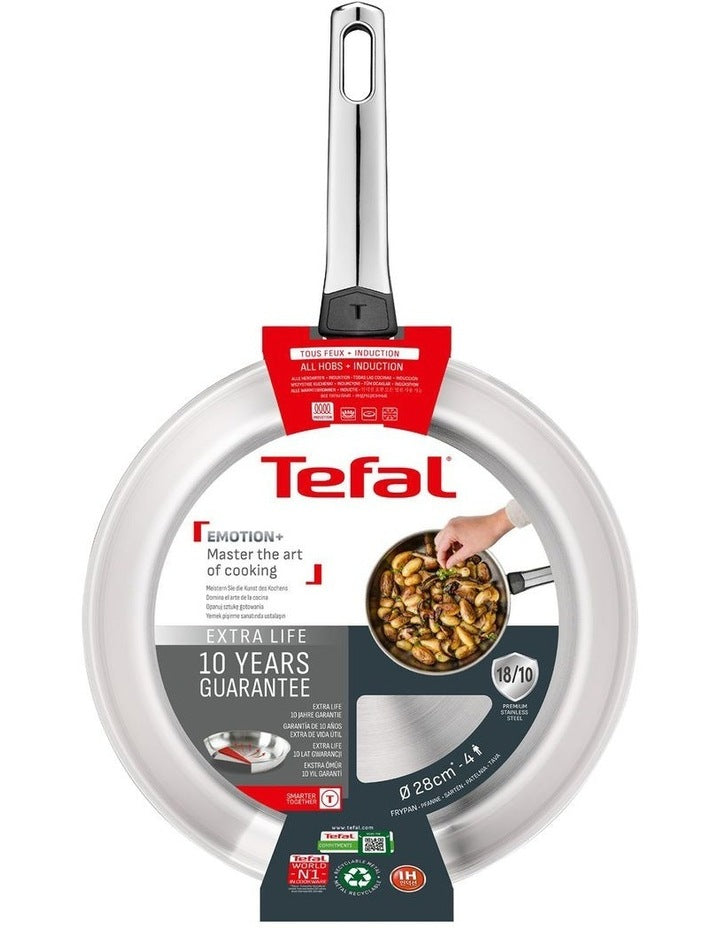 Emotion Induction Uncoated Frypan 28cm in Silver