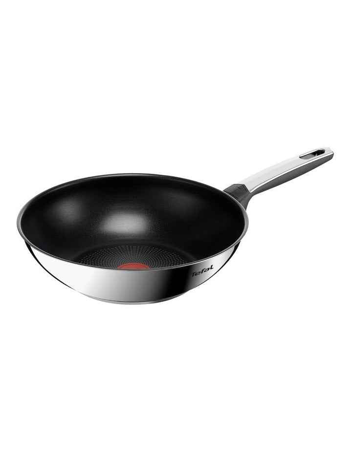 Emotion Induction Non-Stick Wok 28cm in Silver