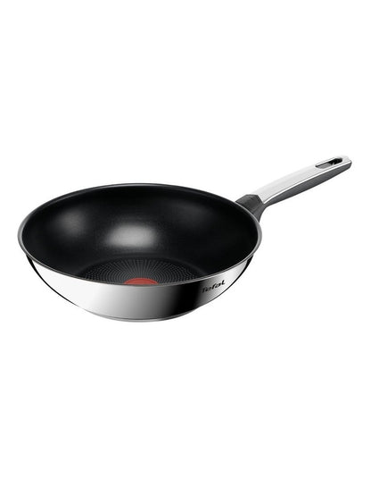 Emotion Induction Non-Stick Wok 28cm in Silver