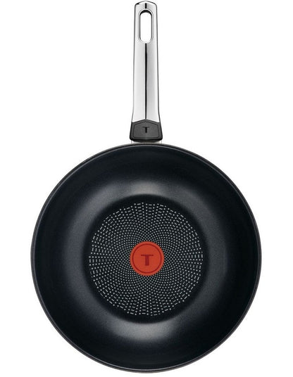 Emotion Induction Non-Stick Wok 28cm in Silver