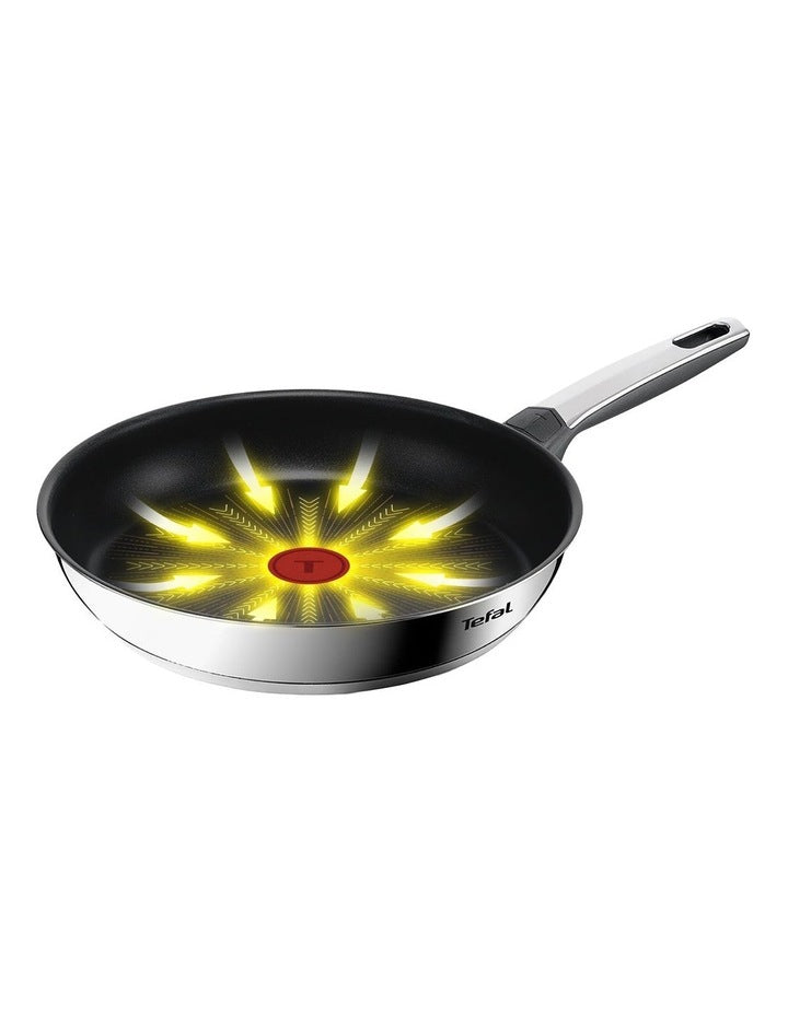 Emotion Flavors Induction Oil Concentrating Non-Stick Frypan 24cm in Silver