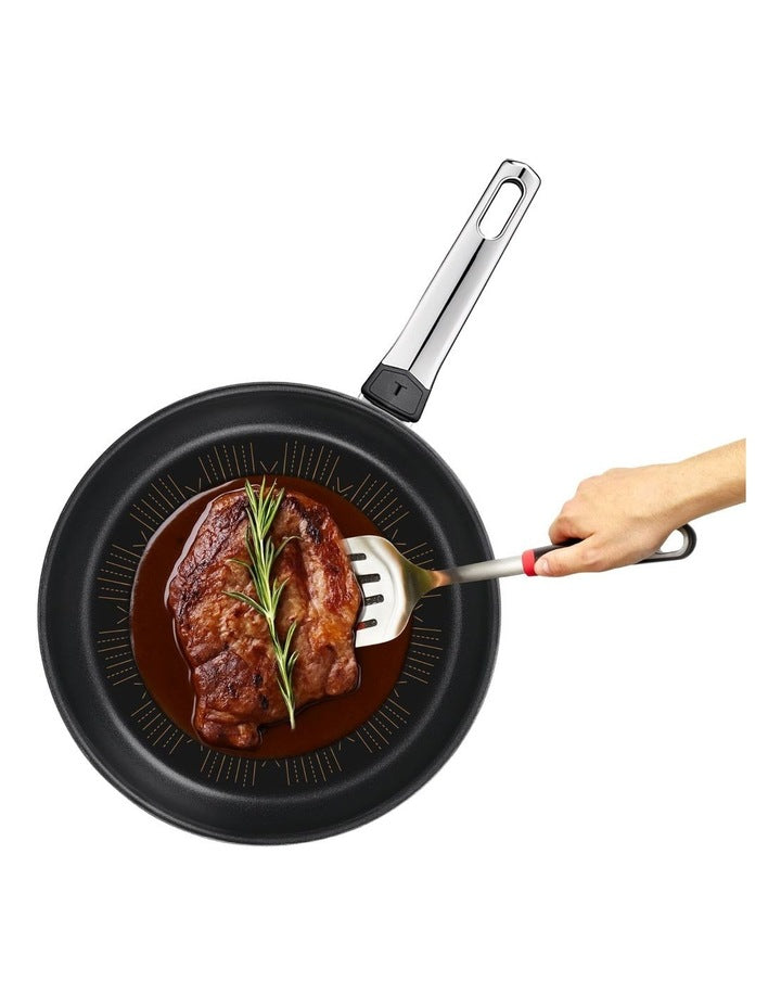 Emotion Flavors Induction Oil Concentrating Non-Stick Frypan 28cm in Silver