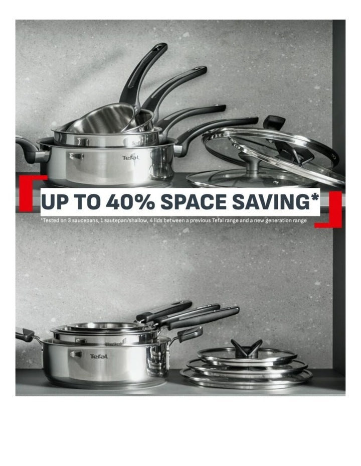 Space Emotion Induction Uncoated Saucepan Lid 16cm in Silver