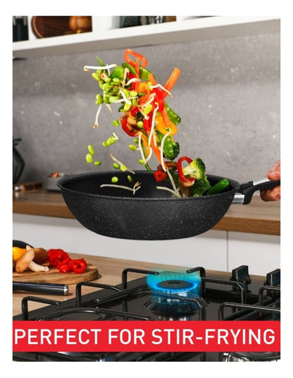 Expertise Induction Non Stick Wokpan 28cm in Black