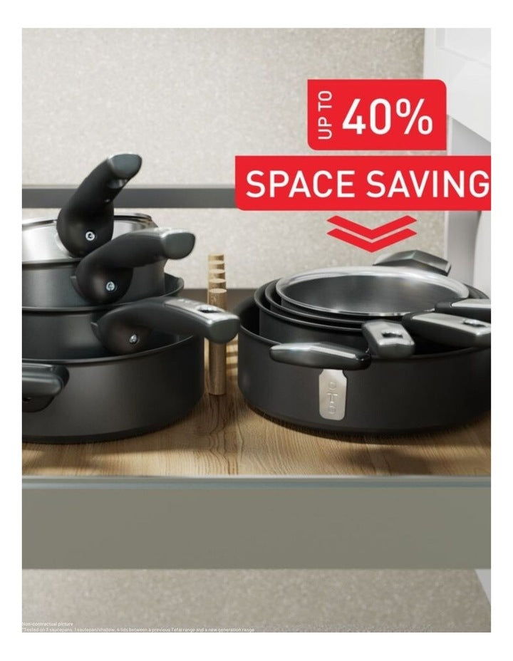 Expertise Induction Non-Stick Shallowpan With Lid 26cm in Black