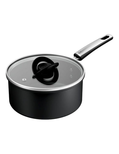 Space Excellence Induction Non -Stick Saucepan With Lid 18cm in Black